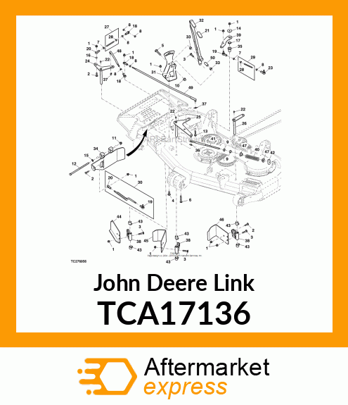 LINK, ADJ. GATE (60M) TCA17136