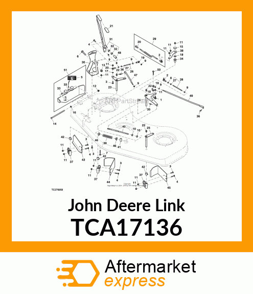 LINK, ADJ. GATE (60M) TCA17136