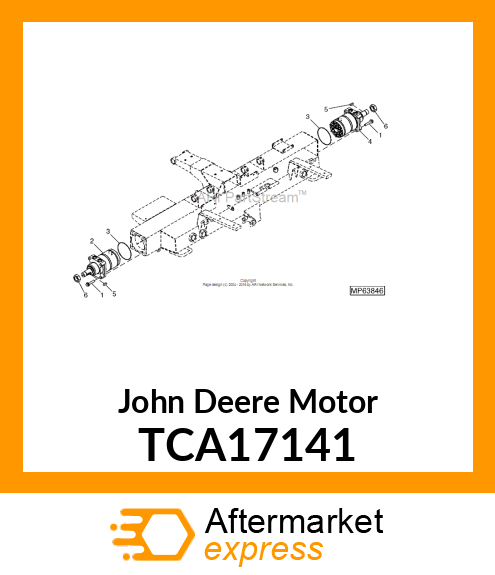 MOTOR, FRONT WHEEL (310CC) (LH) TCA17141