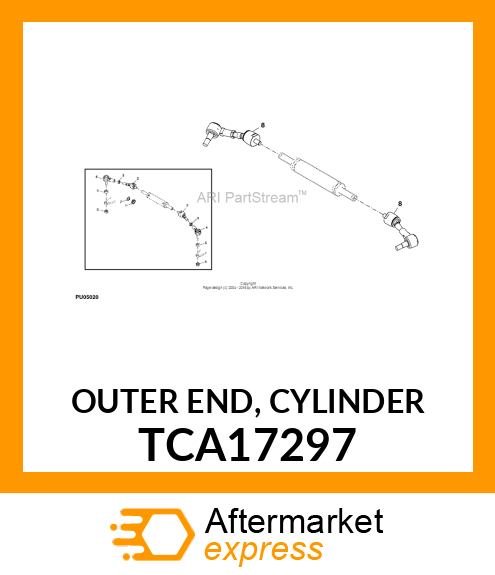 OUTER END, CYLINDER TCA17297