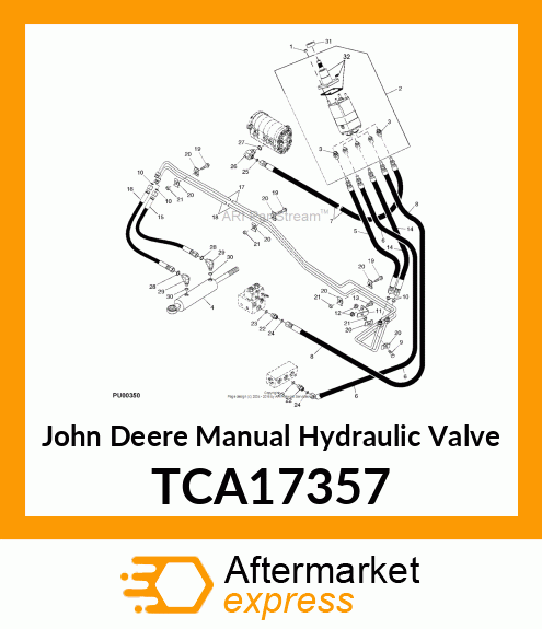 VALVE, STEERING (108CC) TCA17357