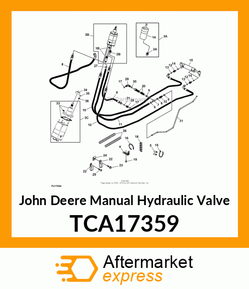 VALVE, STEERING (145.8CC) TCA17359