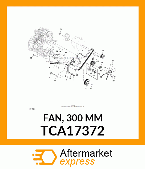 FAN, 300 MM TCA17372