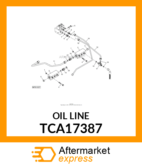 OIL LINE TCA17387