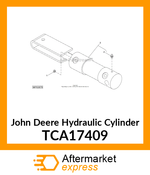 CYLINDER, FRONT LIFT TCA17409