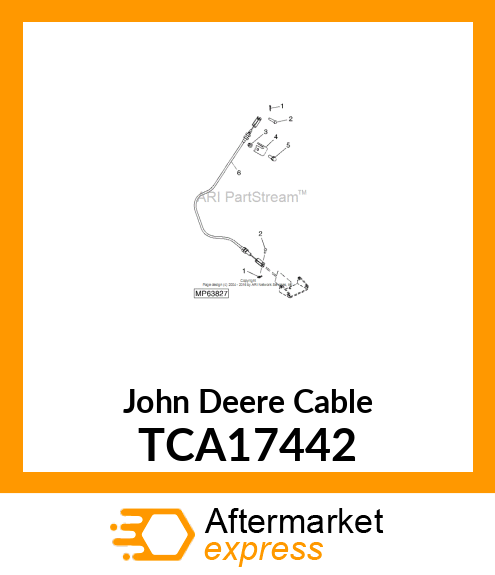 CABLE, BRAKE TCA17442