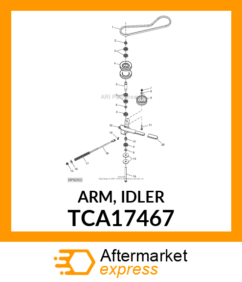 ARM, IDLER TCA17467
