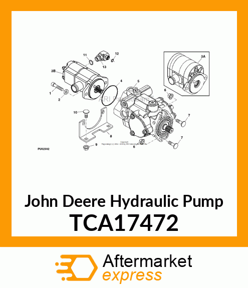 HYDRAULIC PUMP TCA17472