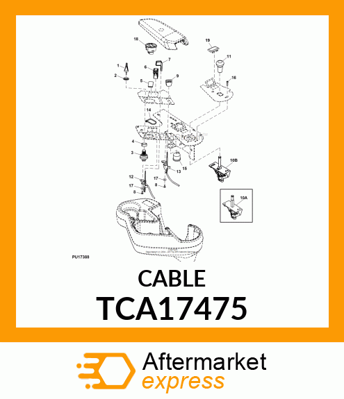 CABLE, MOW TRANSPORT TCA17475