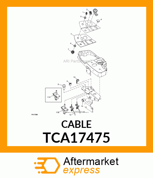 CABLE, MOW TRANSPORT TCA17475