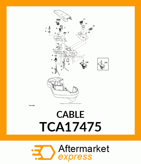 CABLE, MOW TRANSPORT TCA17475