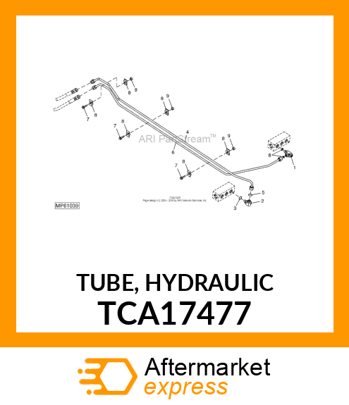 TUBE, HYDRAULIC TCA17477