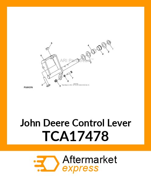 LEVER, MOW CONTROL WELDED TCA17478