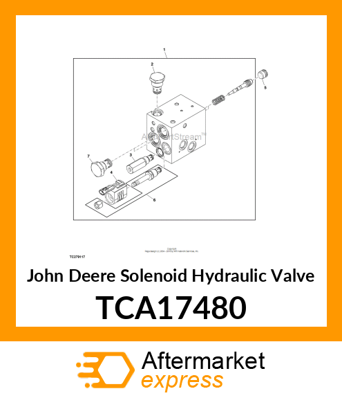 VALVE, ROTARY MOW(8800) TCA17480