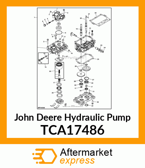 PUMP, DUAL HYDRO, 10CC, DUP TCA17486