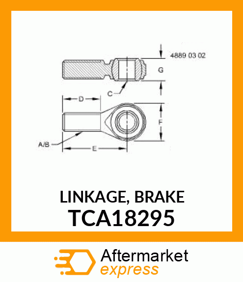 LINKAGE, BRAKE TCA18295