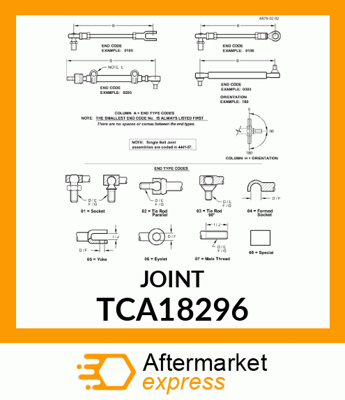 LINKAGE, CAMSHAFT TCA18296