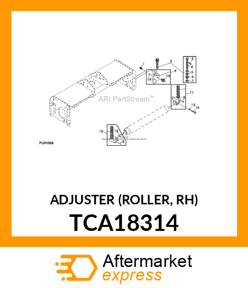 ADJUSTER (ROLLER, RH) TCA18314