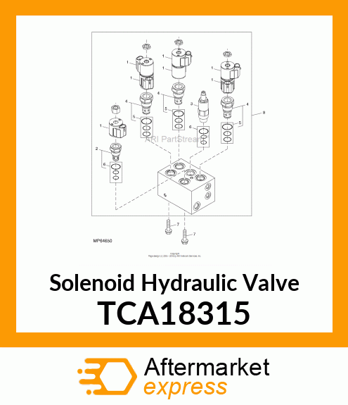 VALVE, IMPLEMENT SHIFT TCA18315