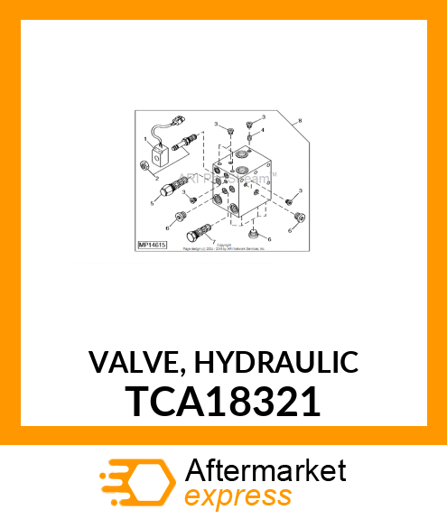 VALVE, HYDRAULIC TCA18321