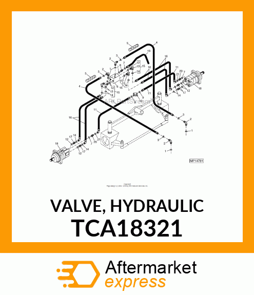 VALVE, HYDRAULIC TCA18321