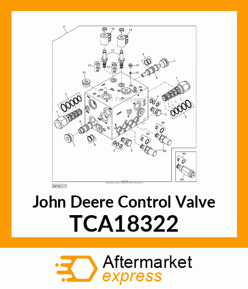 VALVE, MOWER DECK CONTROL TCA18322