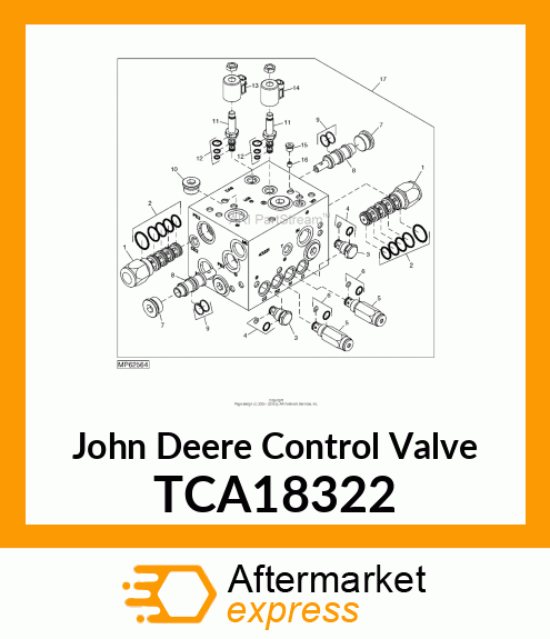 VALVE, MOWER DECK CONTROL TCA18322