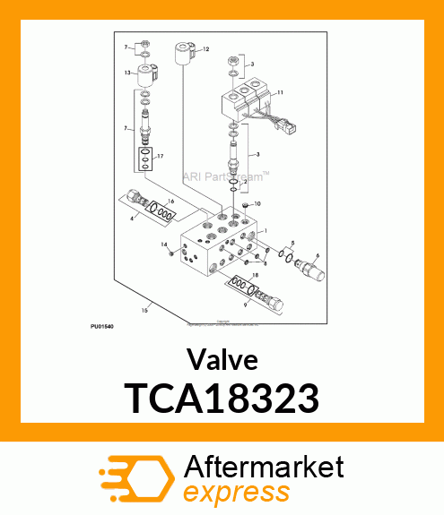 VALVE, IMPLEMENT LIFT TCA18323