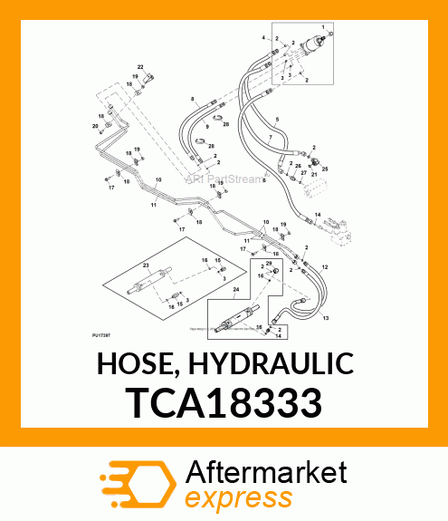 HOSE, HYDRAULIC TCA18333