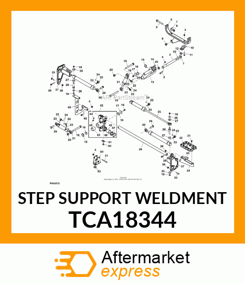 STEP SUPPORT WELDMENT TCA18344