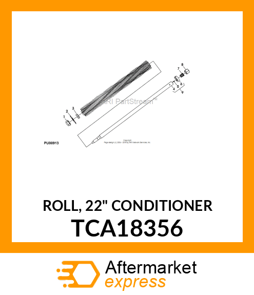 ROLL, 22" CONDITIONER TCA18356