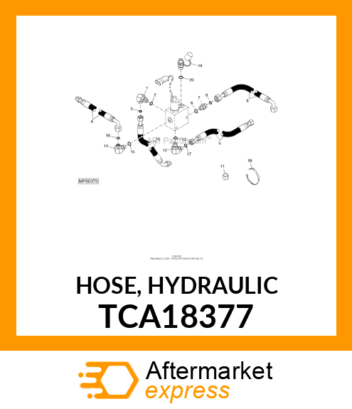 HOSE, HYDRAULIC TCA18377