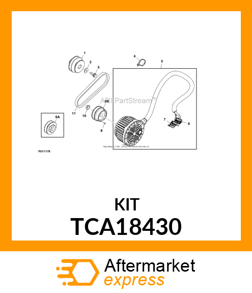 ELECTRIC MOTOR, 27 INCH HARNESS TCA18430