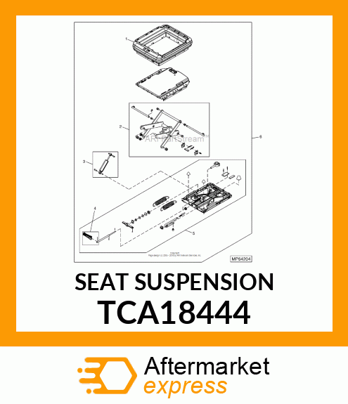 SUSPENSION, KIT TCA18444