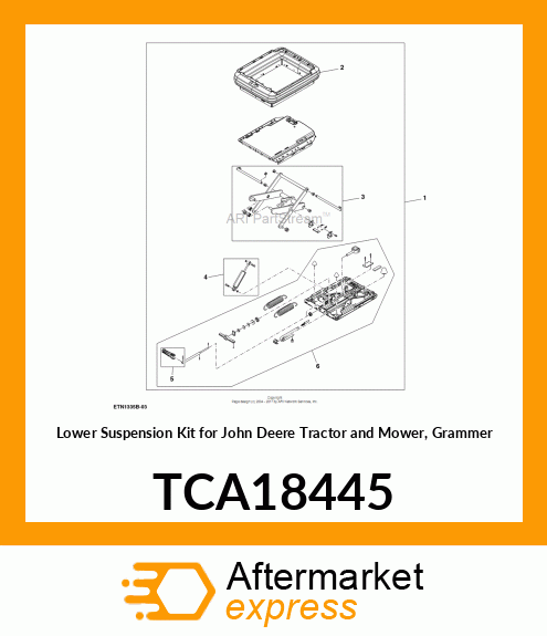 REPAIR KIT, SUSPENSION TCA18445