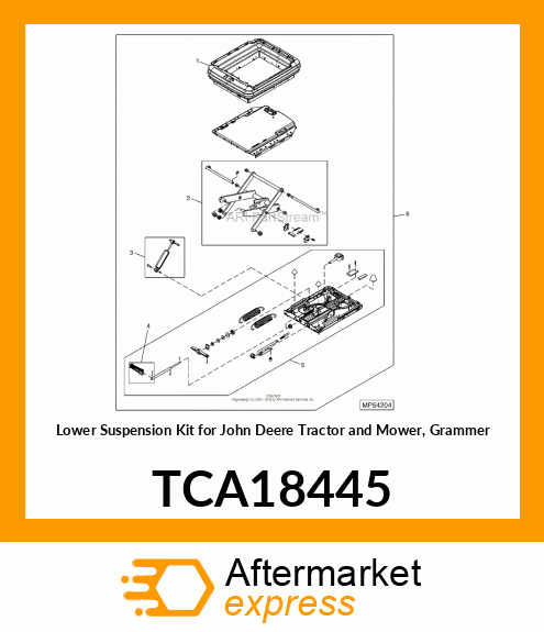 REPAIR KIT, SUSPENSION TCA18445