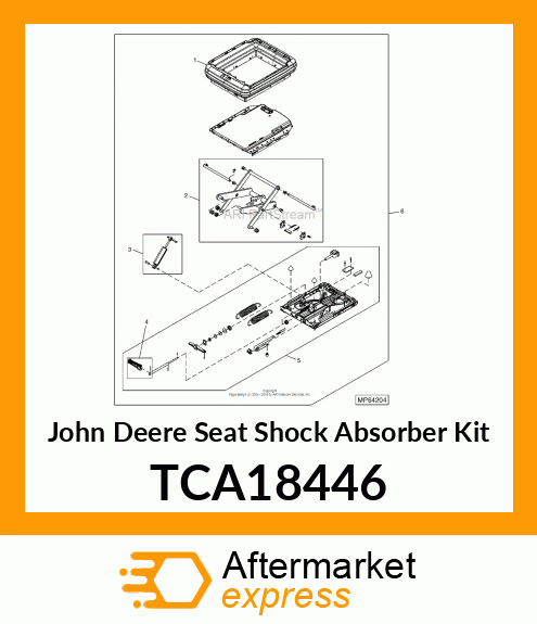 SHOCK ABSORBER KIT TCA18446