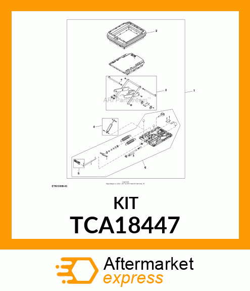 REPAIR KIT, WEIGHT ADJUSTMENT LEVER TCA18447