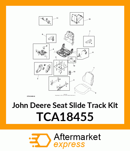 SEAT SLIDE KIT TCA18455