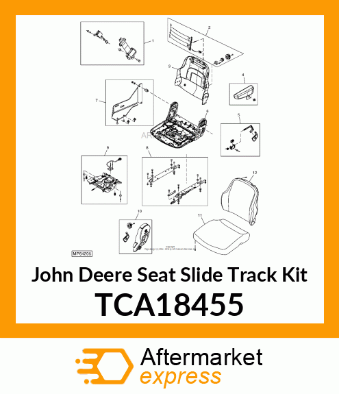 SEAT SLIDE KIT TCA18455