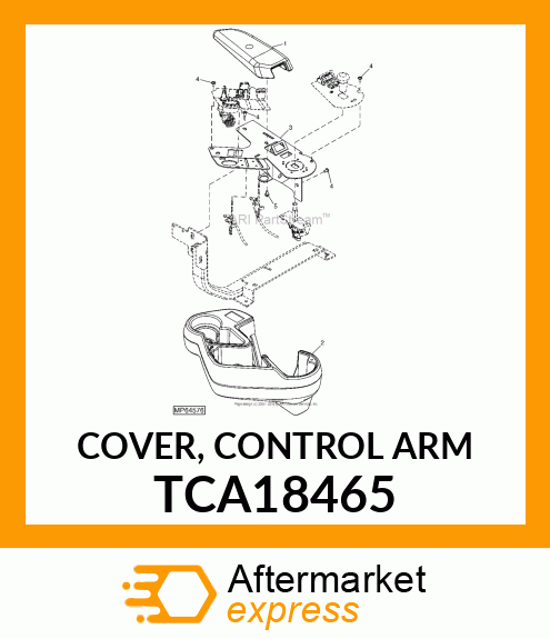 COVER, CONTROL ARM TCA18465