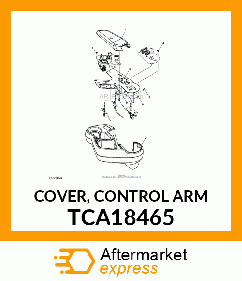 COVER, CONTROL ARM TCA18465