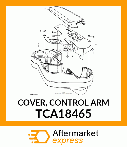 COVER, CONTROL ARM TCA18465