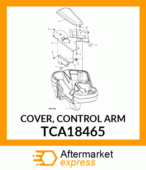 COVER, CONTROL ARM TCA18465