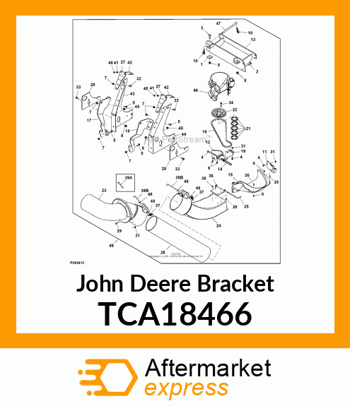 BRACKET, BLOWER TCA18466