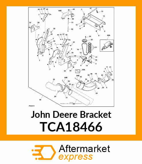 BRACKET, BLOWER TCA18466