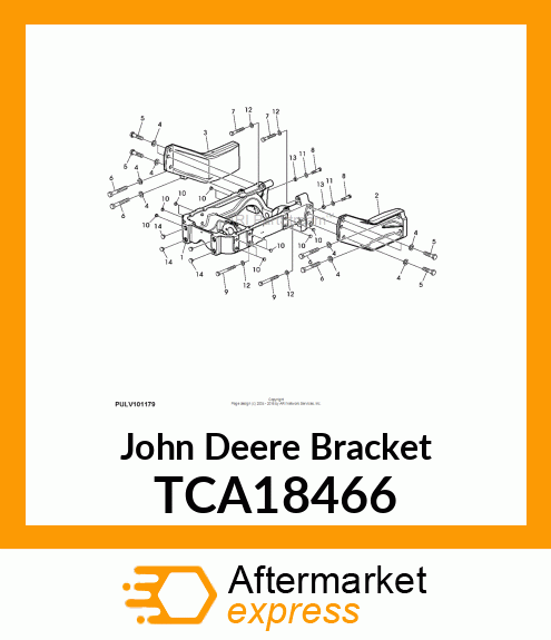 BRACKET, BLOWER TCA18466