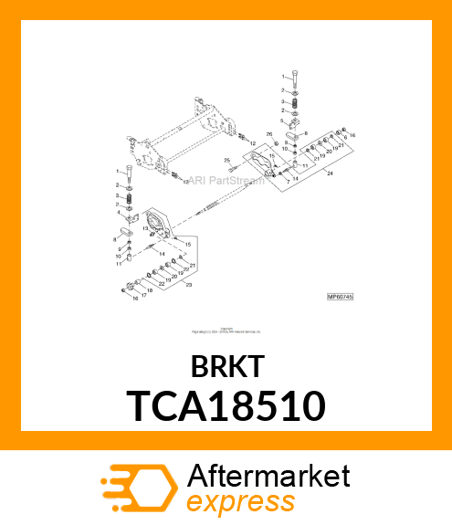 BRACKET (CONDITIONER, RH) TCA18510