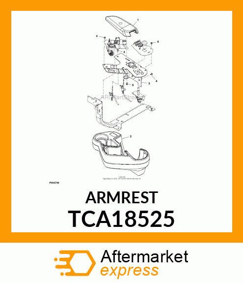 ARMREST TCA18525