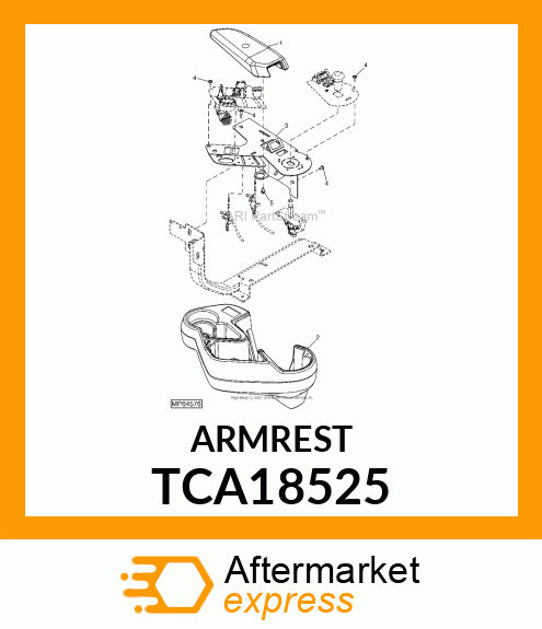 ARMREST TCA18525